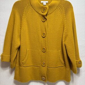 Dressbarn Golden Button-Up Women's Cardigan